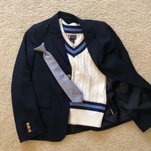 Navy Blazer & Vest Combo